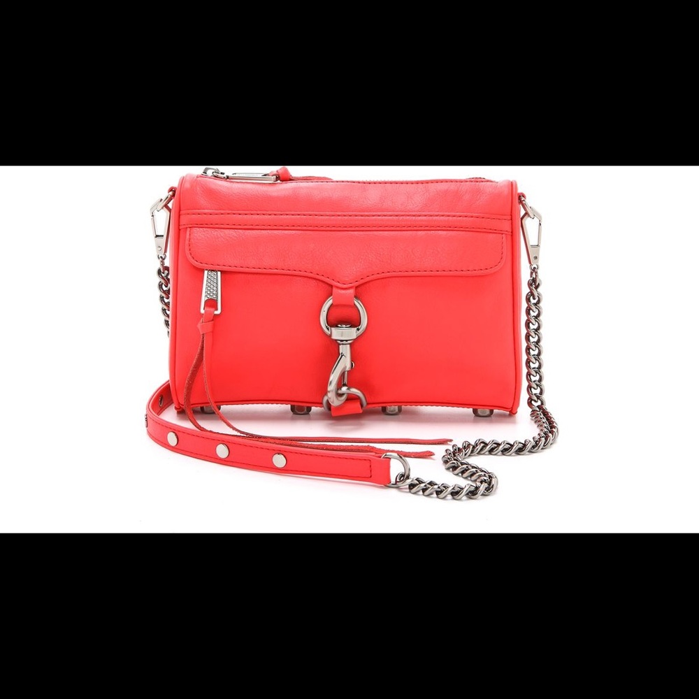 Rebecca Minkoff Mini M.A.C. Crossbody in Red